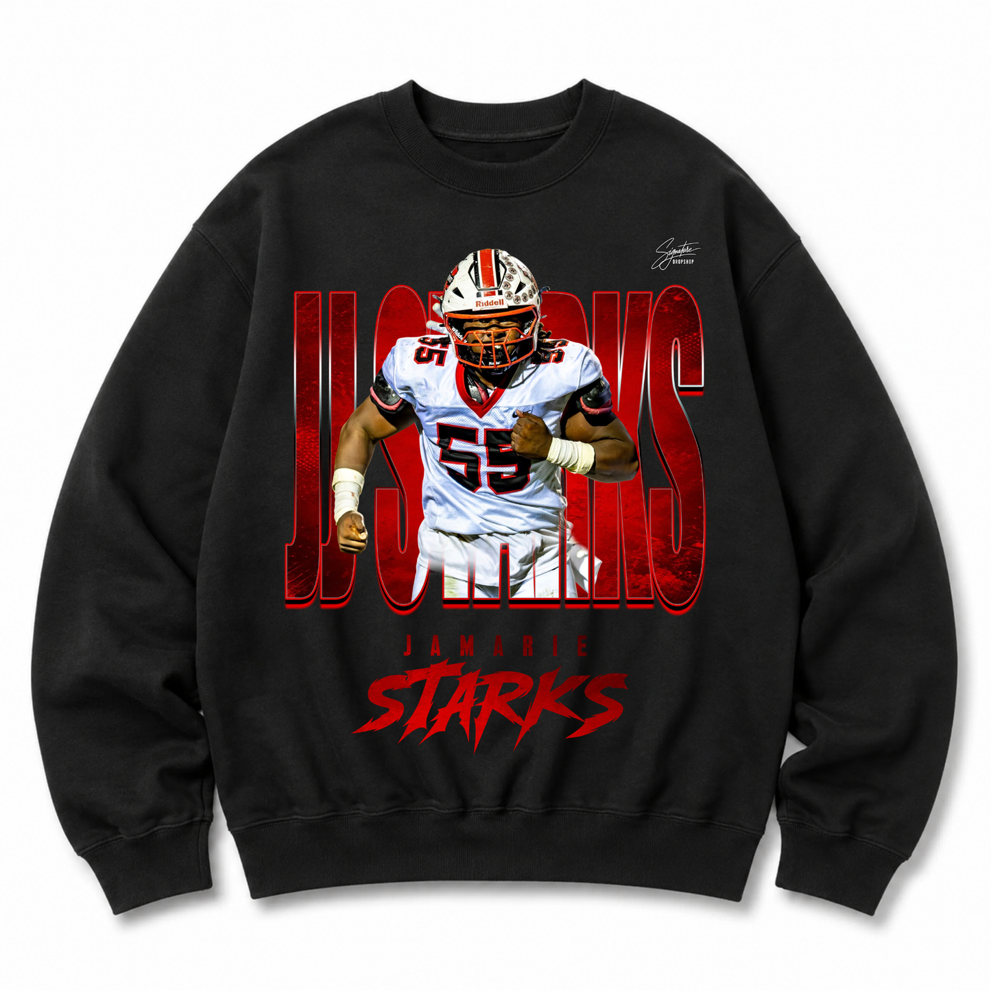 Jamarie “JJ” Starks Heavyweight Crewneck Sweatshirt