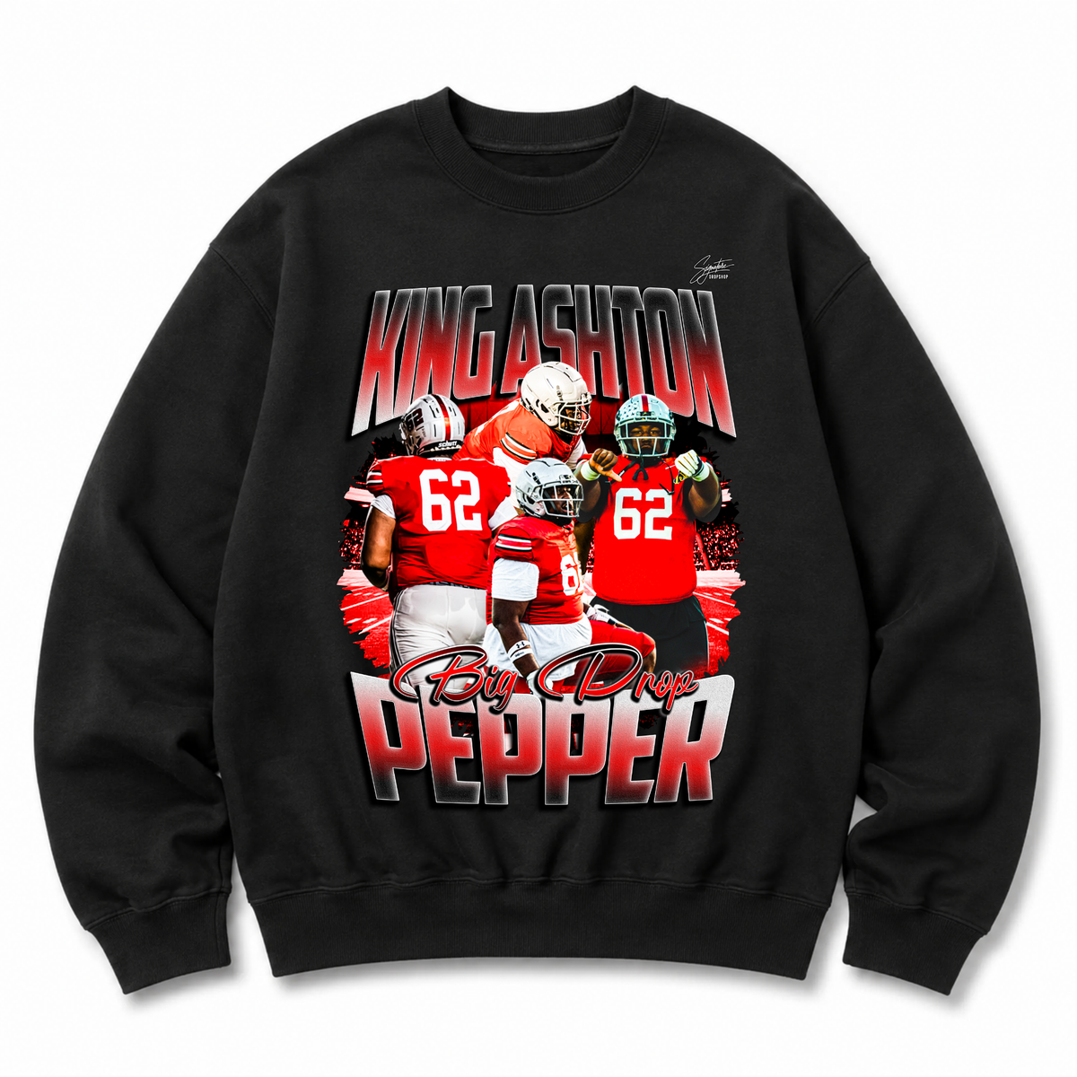 King Ashton Pepper Heavyweight Crewneck Sweatshirt