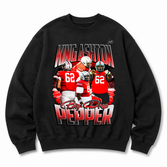 King Ashton Pepper Heavyweight Crewneck Sweatshirt
