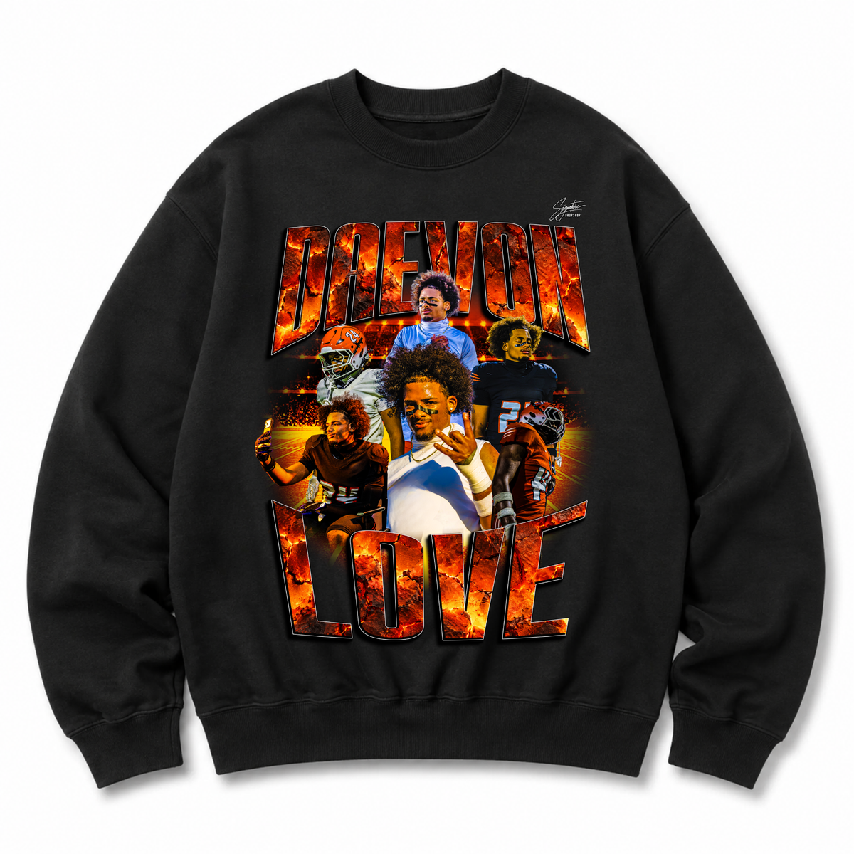 Daevon love Heavyweight Crewneck Sweatshirt