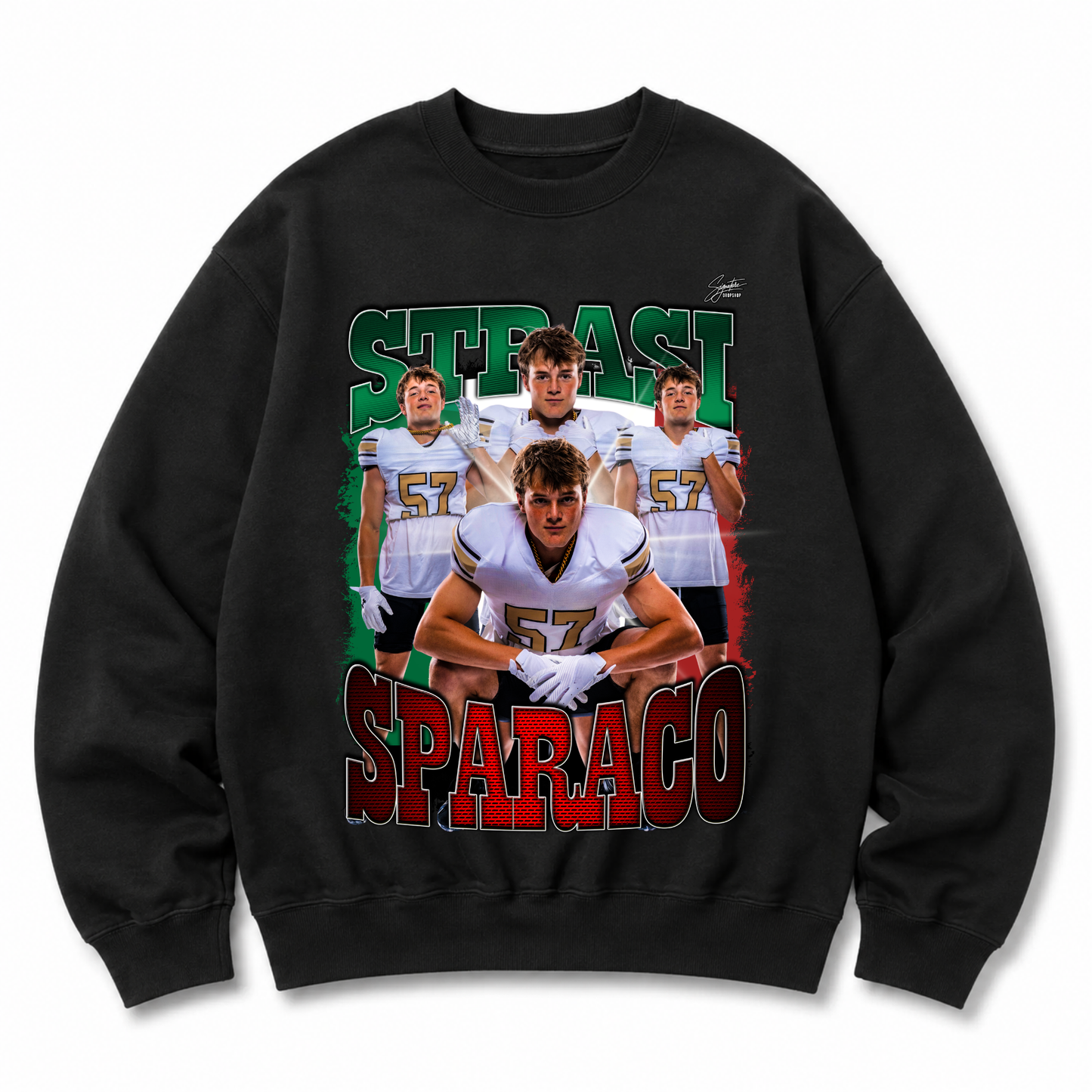 Strasi Sparaco Heavyweight Crewneck Sweatshirt