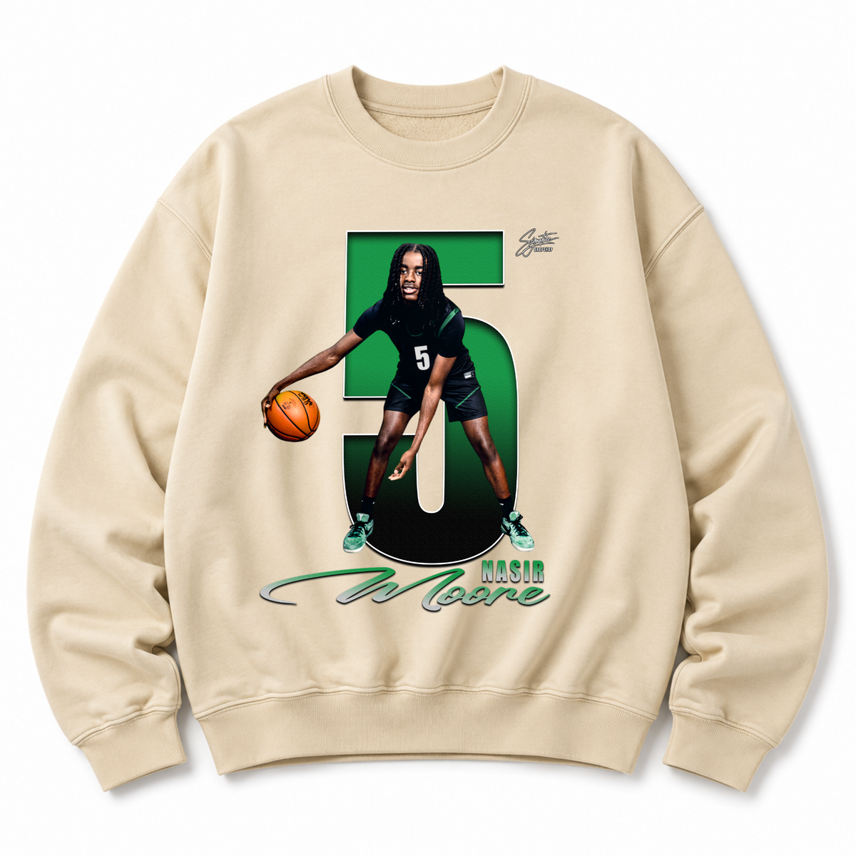 Nasir Moore Heavyweight Crewneck Sweatshirt