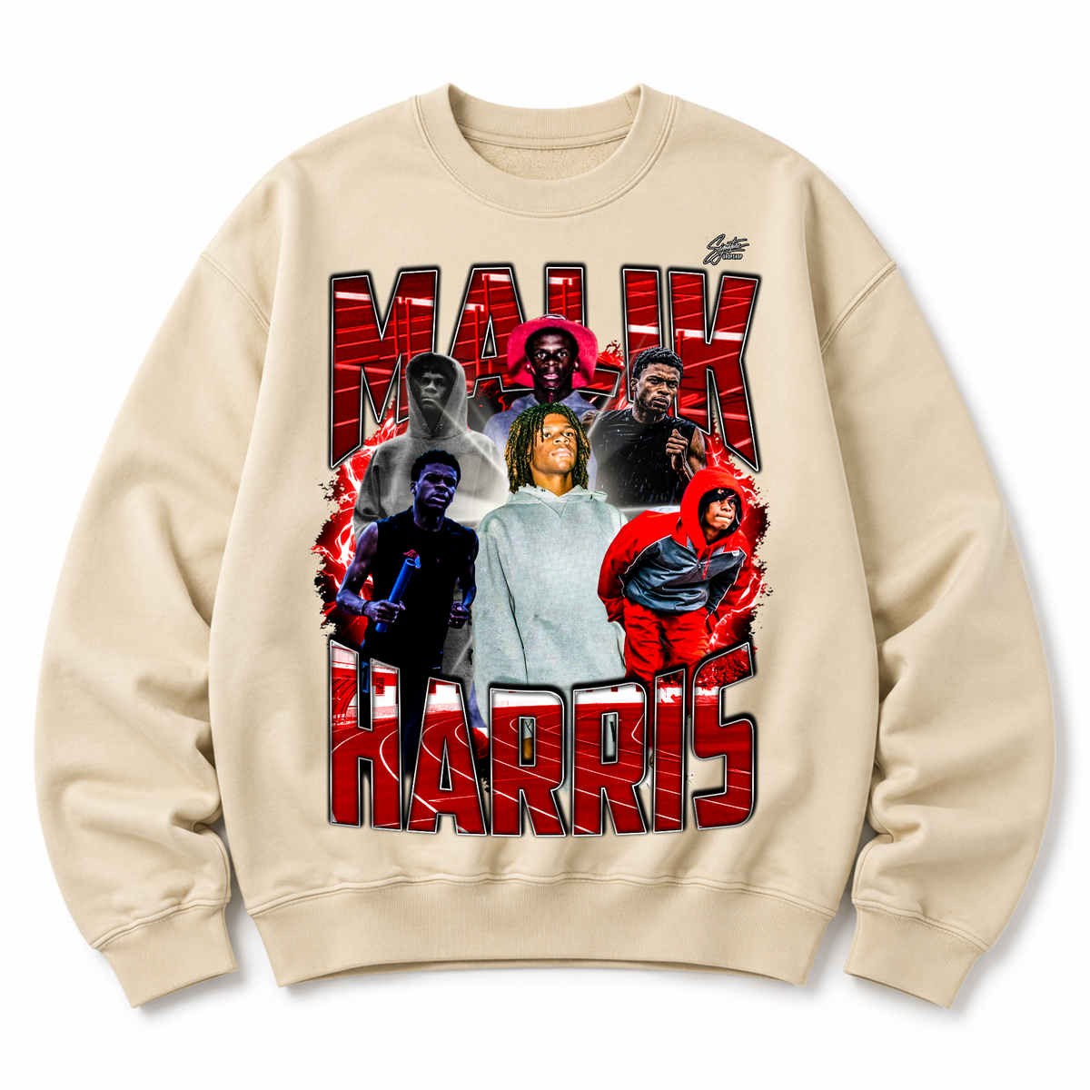 Malik Harris Heavyweight Crewneck Sweatshirt