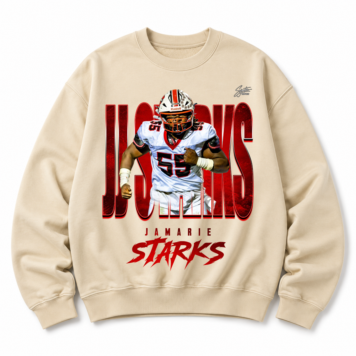 Jamarie “JJ” Starks Heavyweight Crewneck Sweatshirt