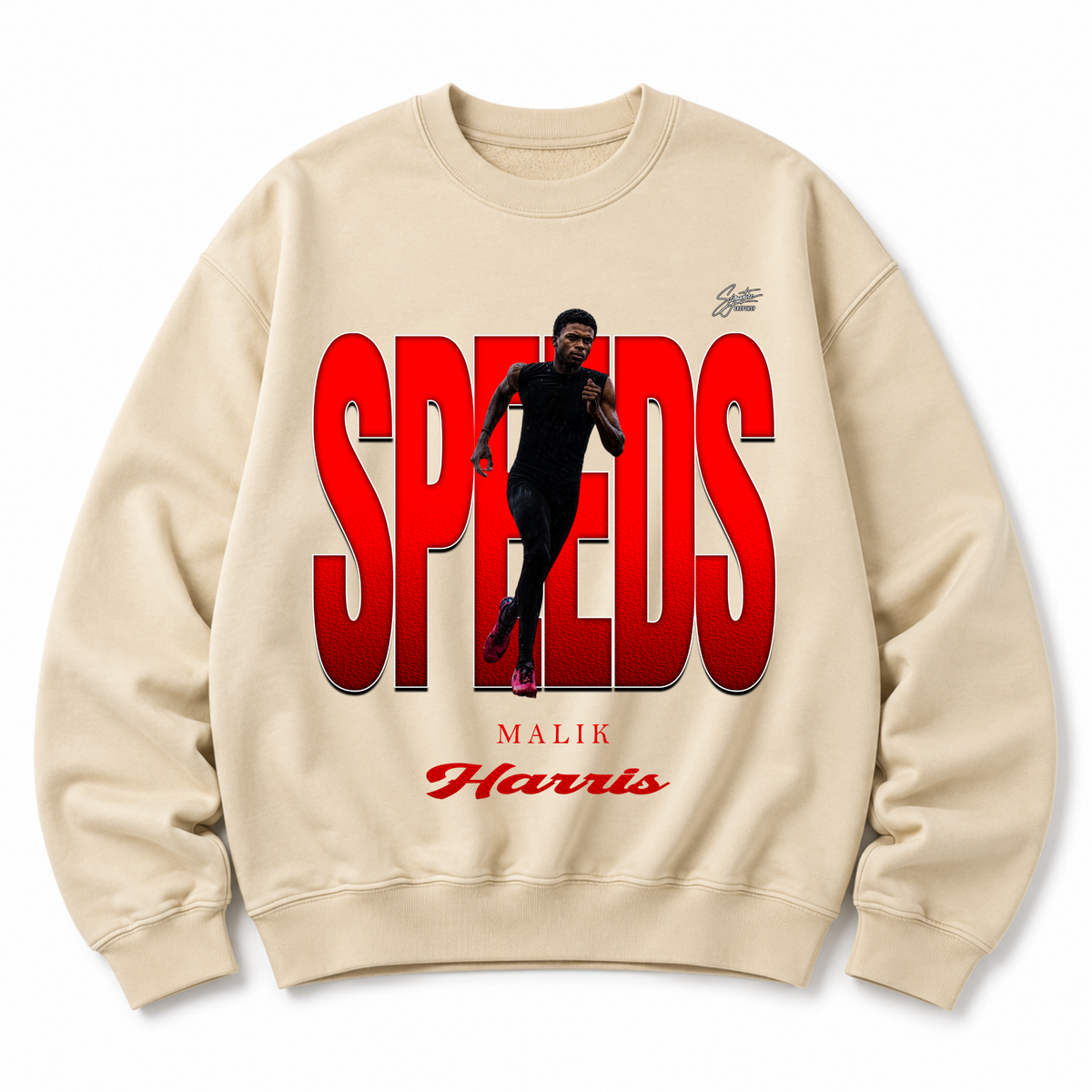 Malik Harris Heavyweight Crewneck Sweatshirt
