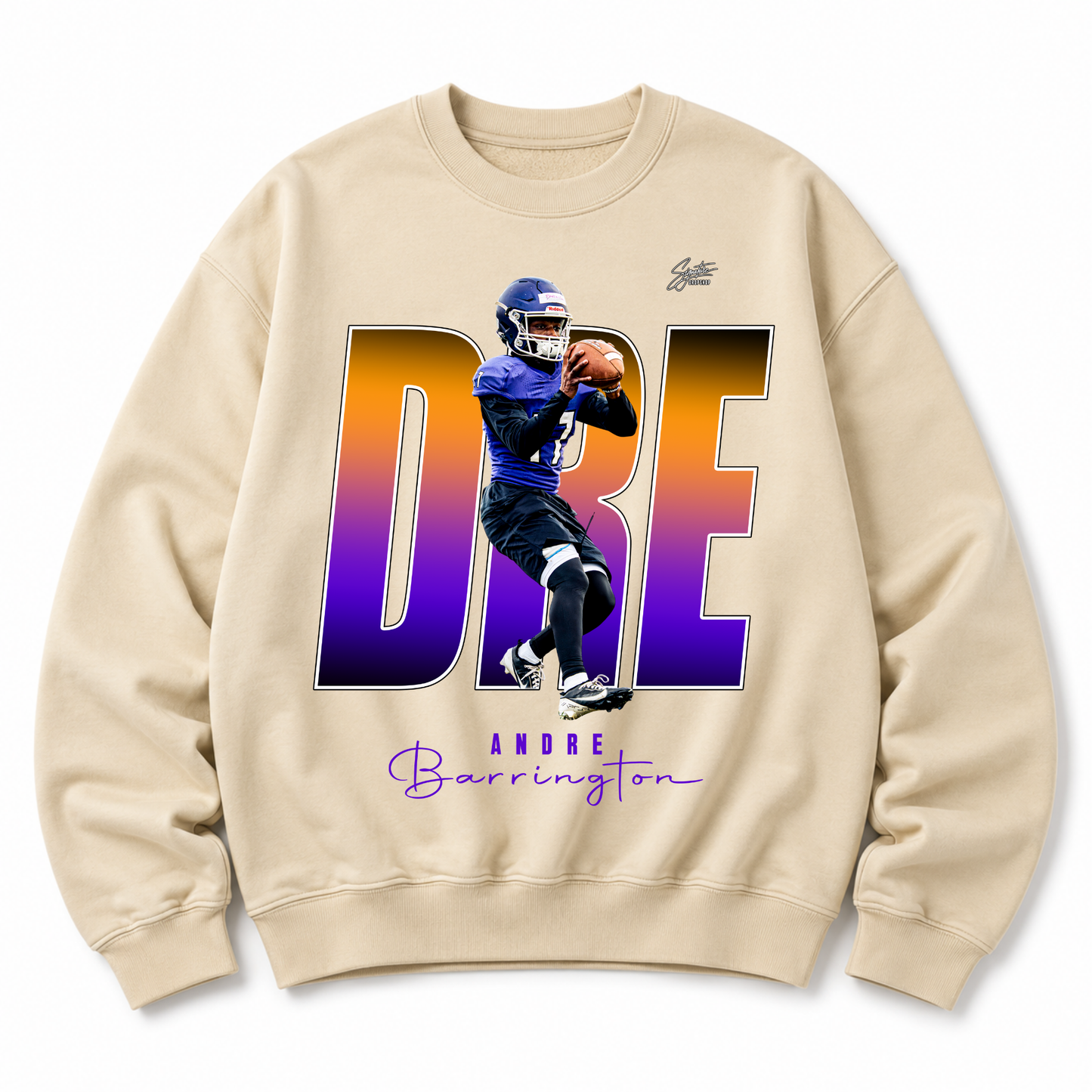 Andre Barrington Heavyweight Crewneck Sweatshirt