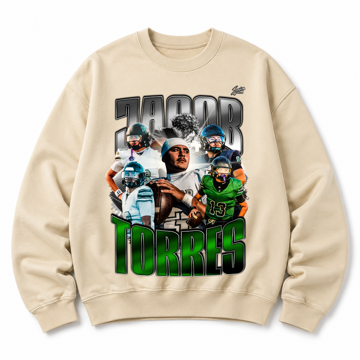 Jacob Torres Heavyweight Crewneck Sweatshirt