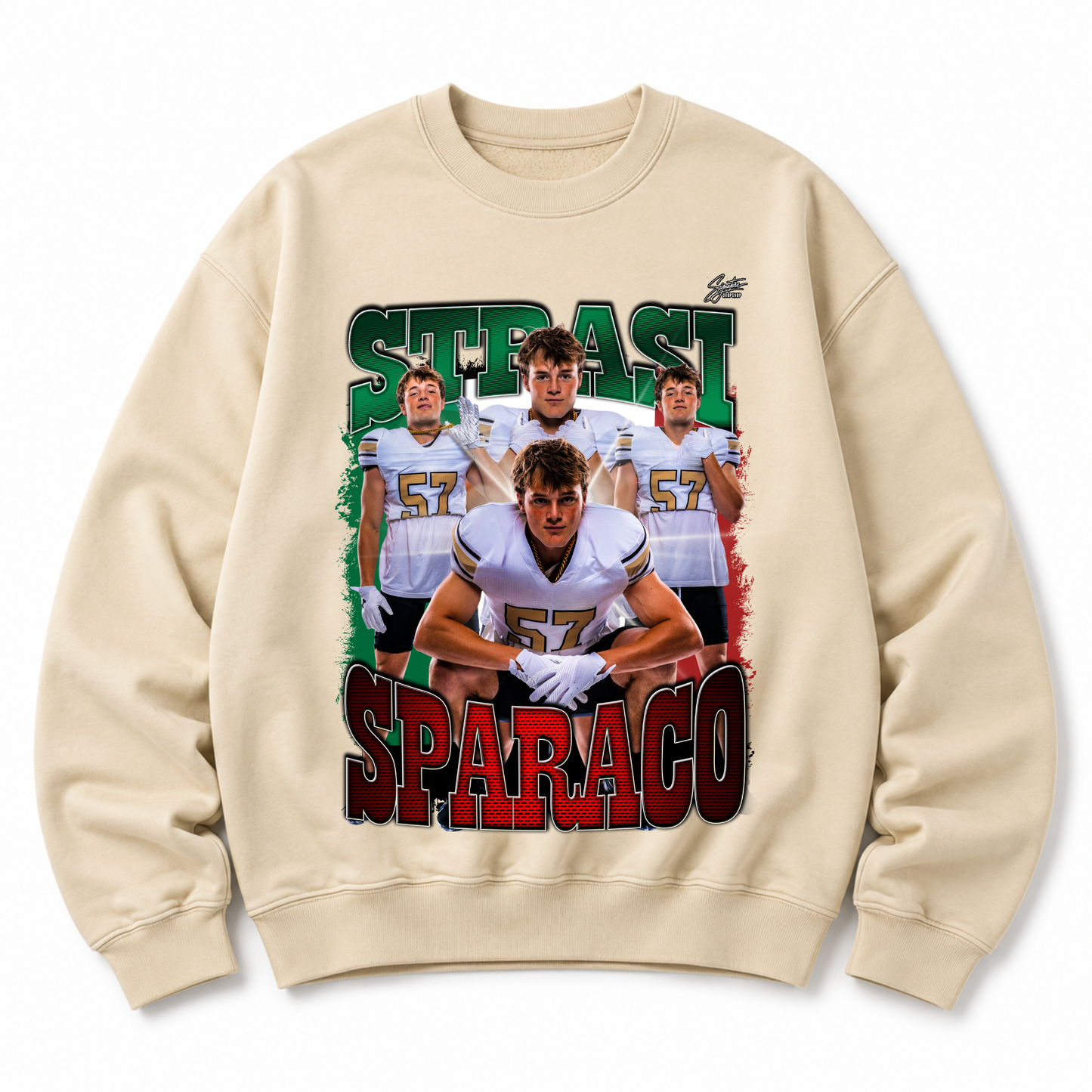 Strasi Sparaco Heavyweight Crewneck Sweatshirt