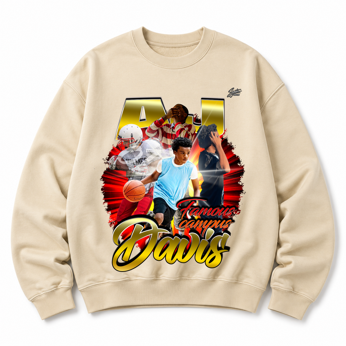Aj Davis Heavyweight Crewneck Sweatshirt