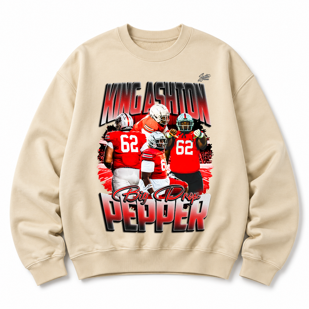King Ashton Pepper Heavyweight Crewneck Sweatshirt