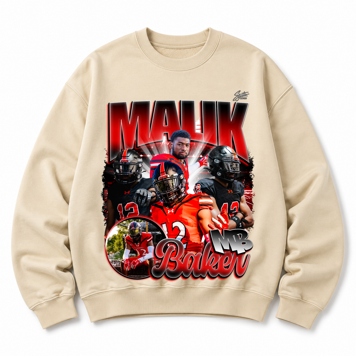 Malik Baker Heavyweight Crewneck Sweatshirt