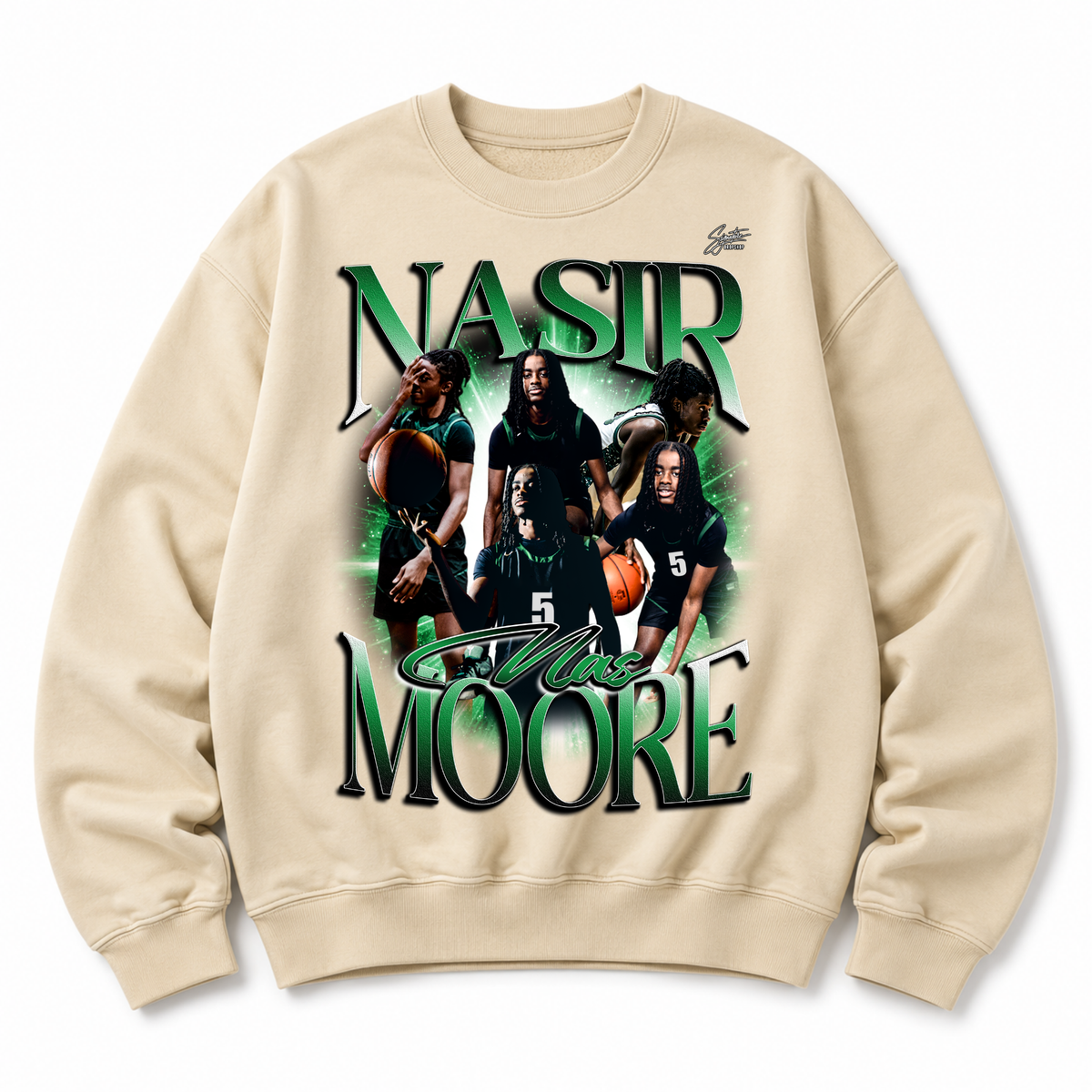 Nasir Moore Heavyweight Crewneck Sweatshirt