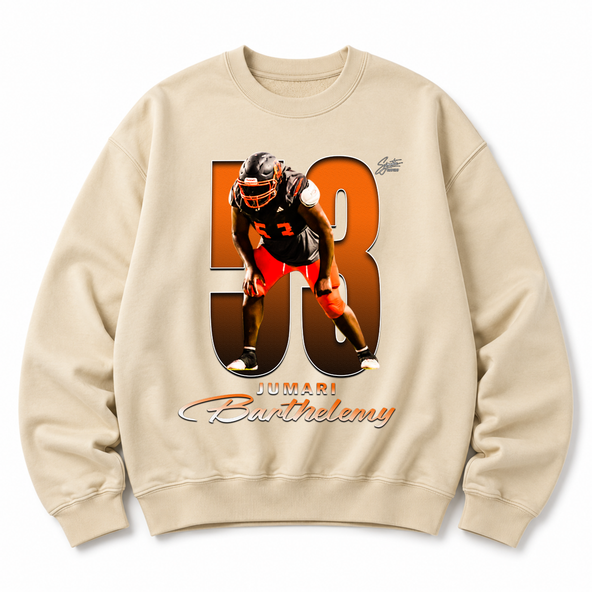 Jumari Barthelemy Heavyweight Crewneck Sweatshirt