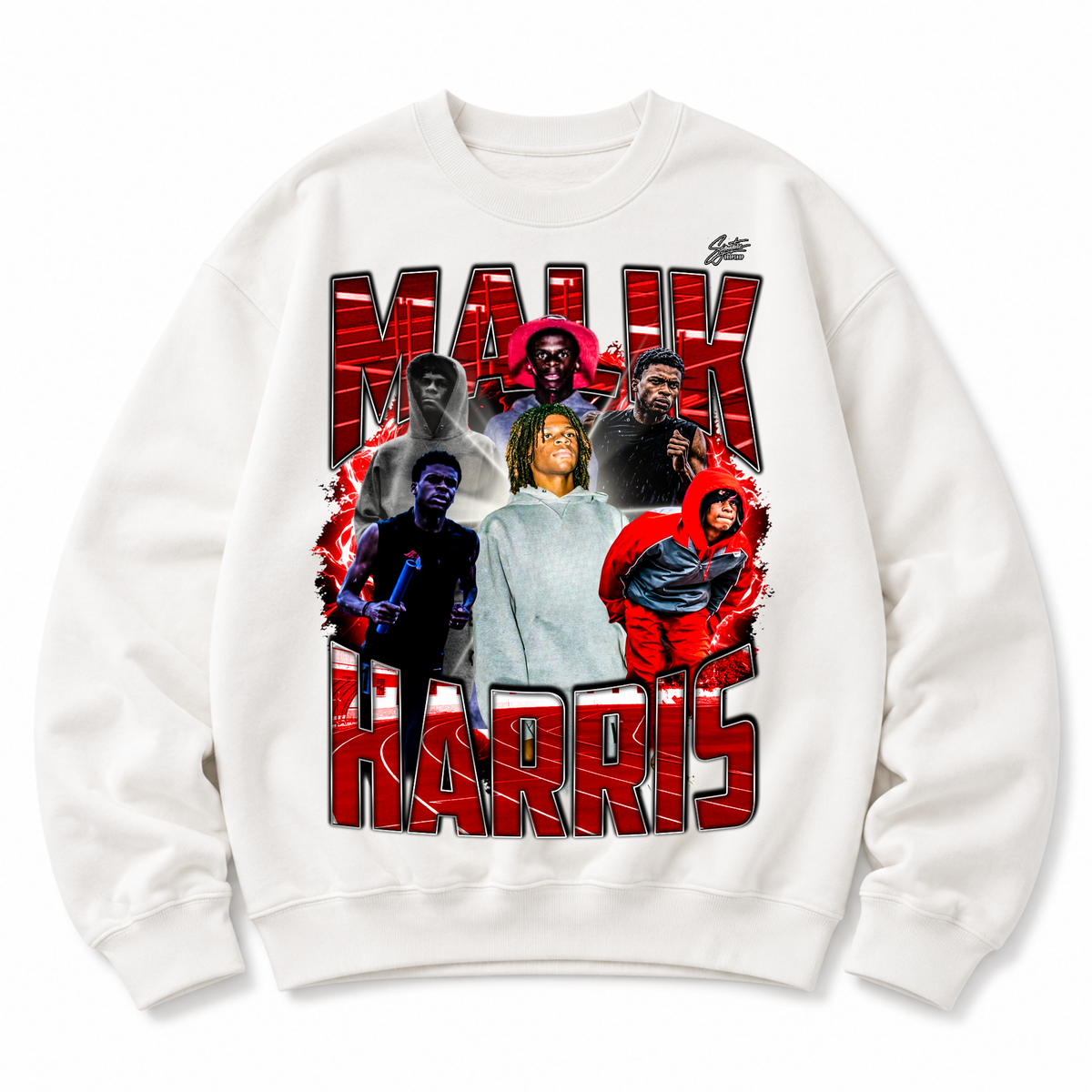 Malik Harris Heavyweight Crewneck Sweatshirt