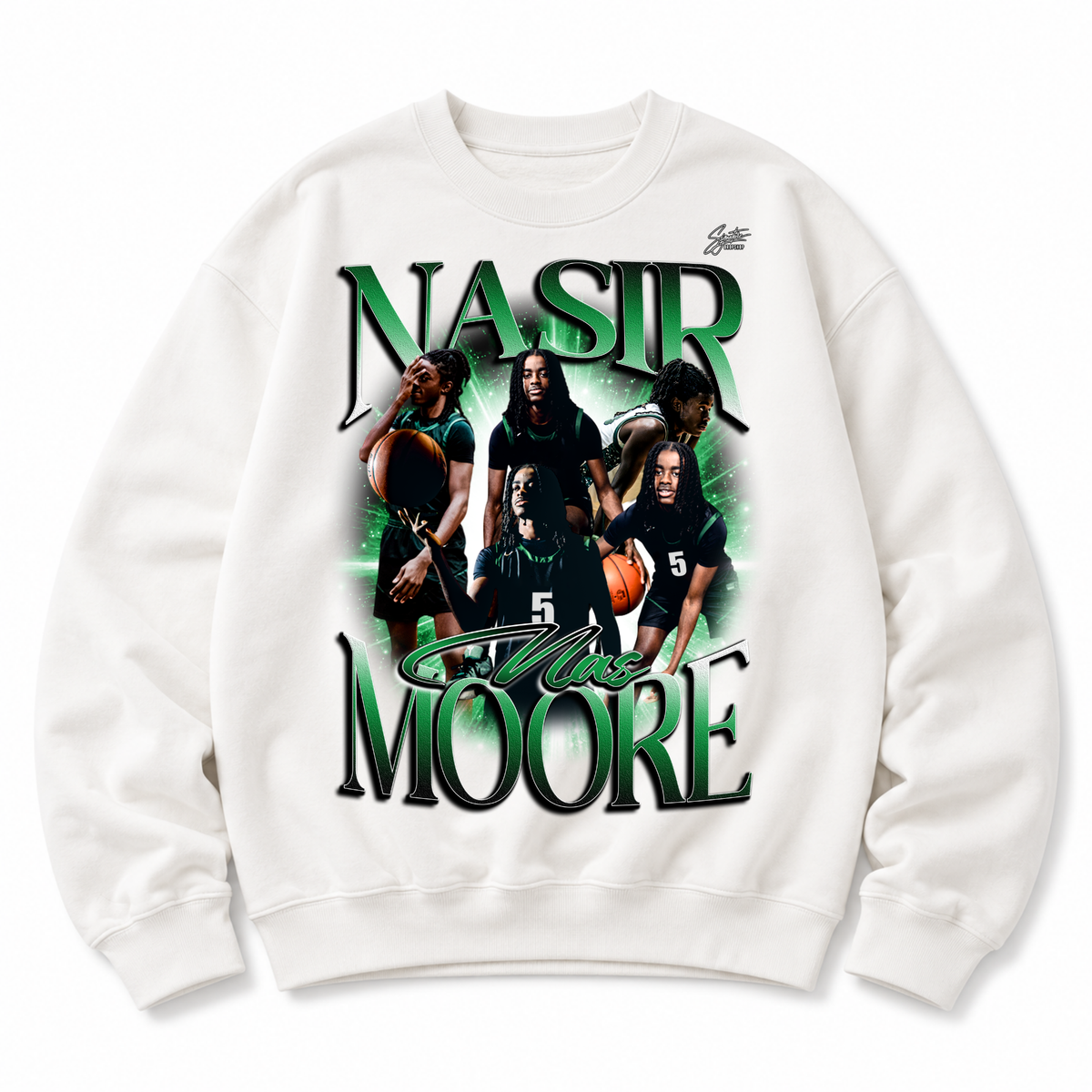 Nasir Moore Heavyweight Crewneck Sweatshirt