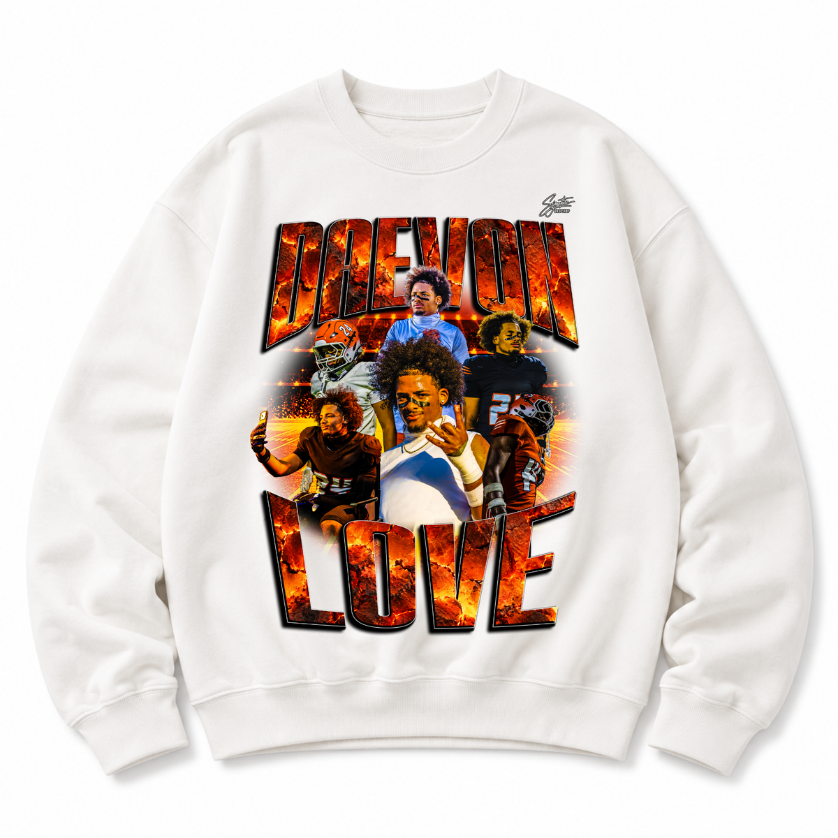 Daevon love Heavyweight Crewneck Sweatshirt