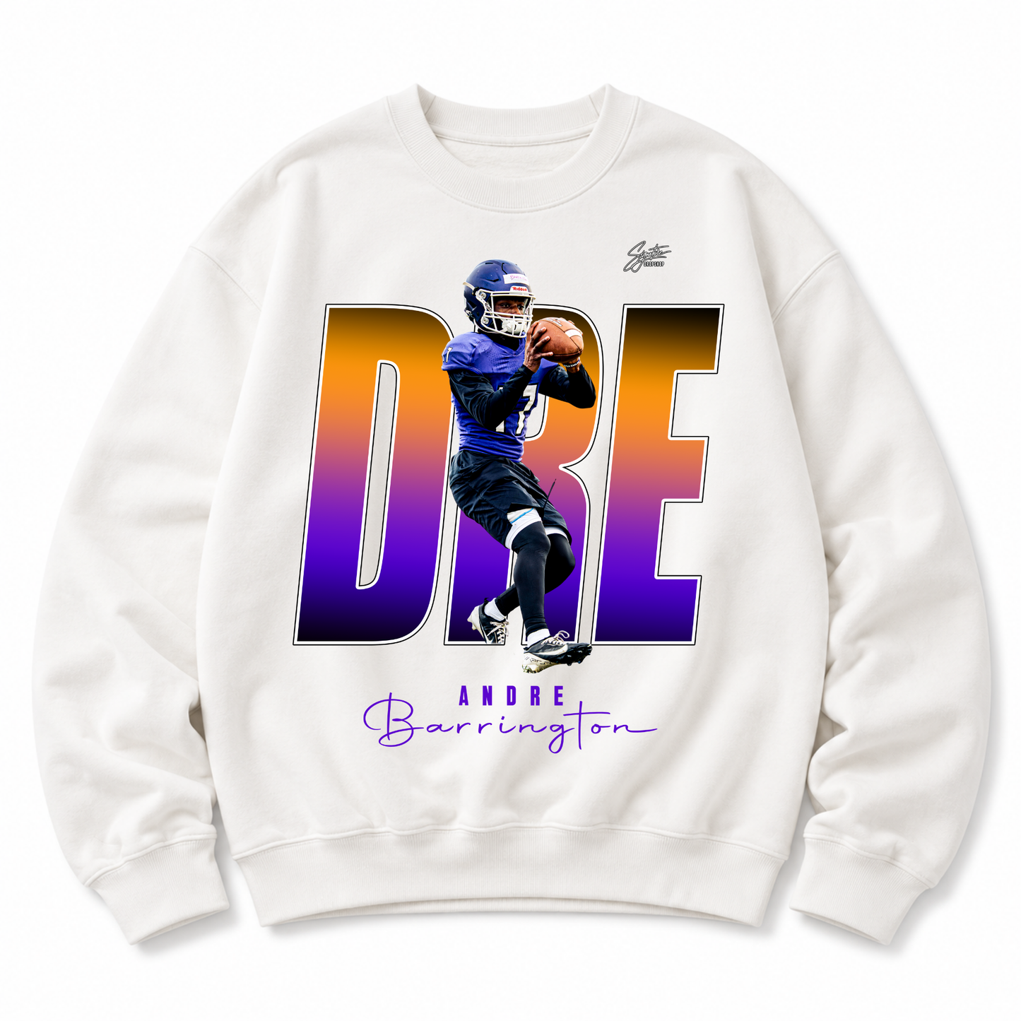 Andre Barrington Heavyweight Crewneck Sweatshirt