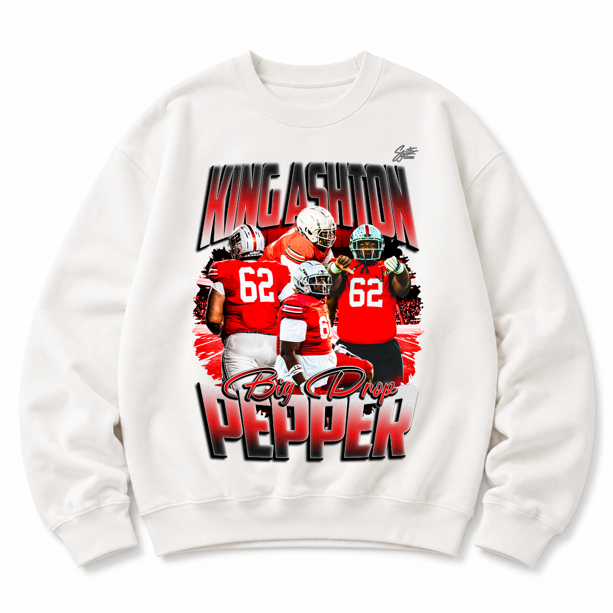 King Ashton Pepper Heavyweight Crewneck Sweatshirt