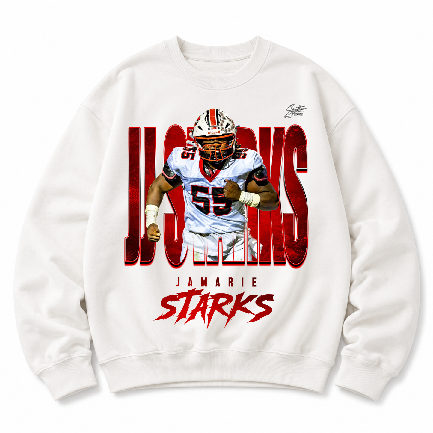 Jamarie “JJ” Starks Heavyweight Crewneck Sweatshirt