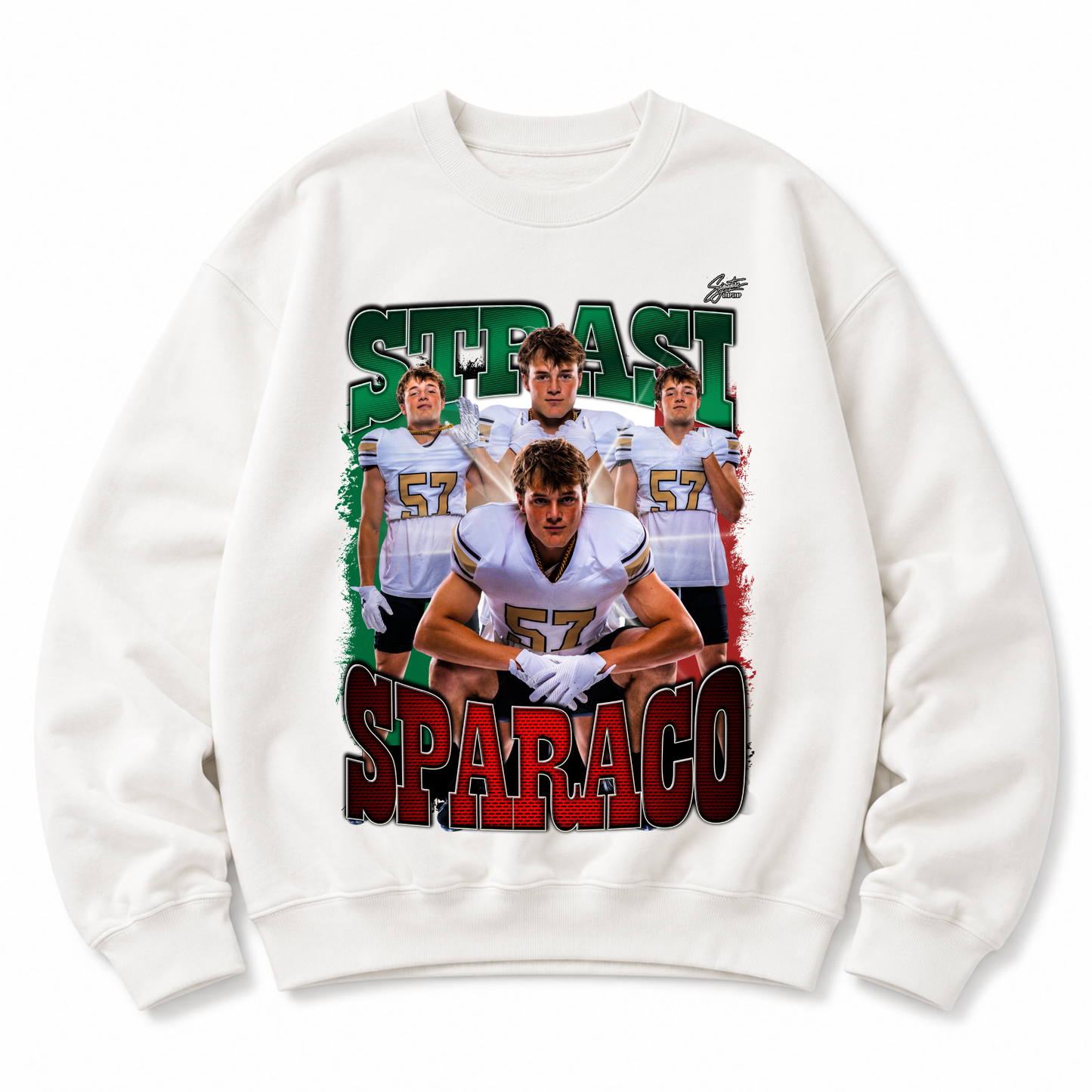 Strasi Sparaco Heavyweight Crewneck Sweatshirt