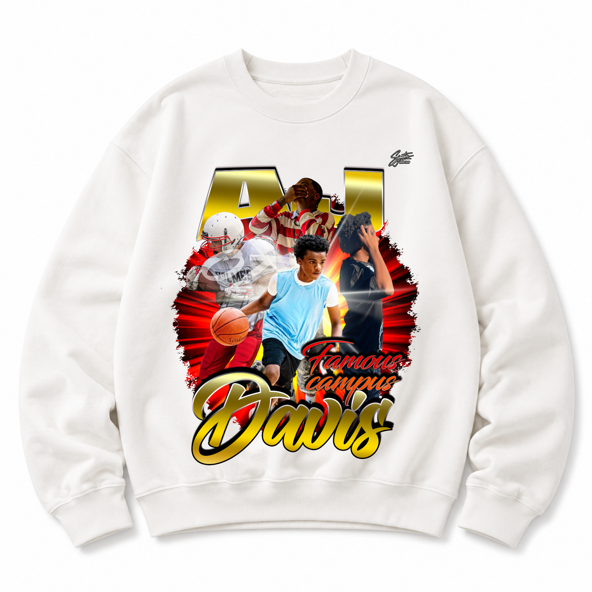 Aj Davis Heavyweight Crewneck Sweatshirt