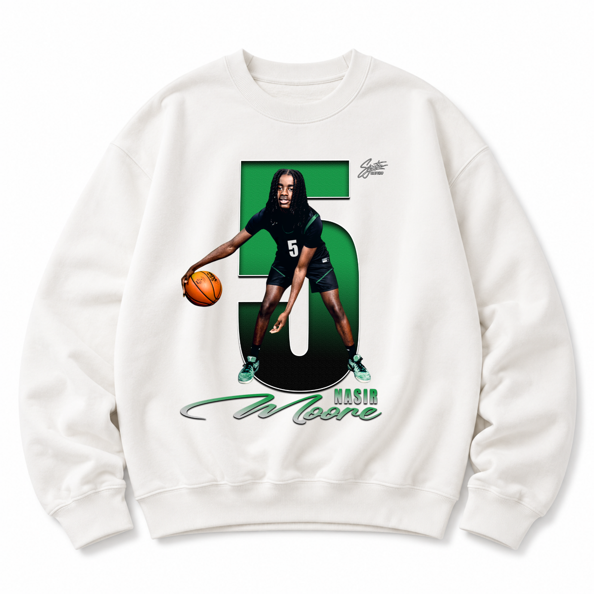 Nasir Moore Heavyweight Crewneck Sweatshirt