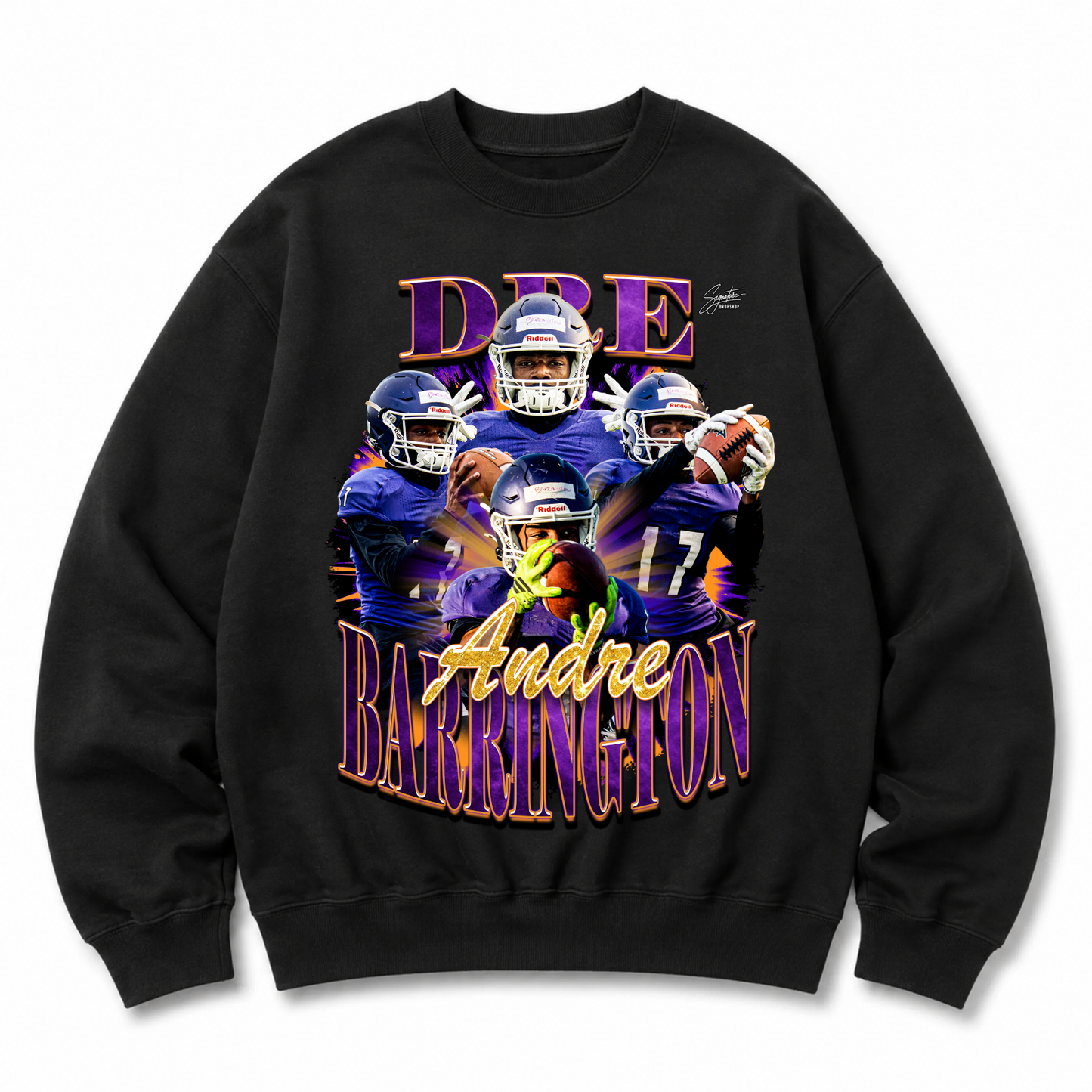 Andre Barrington Heavyweight Crewneck Sweatshirt