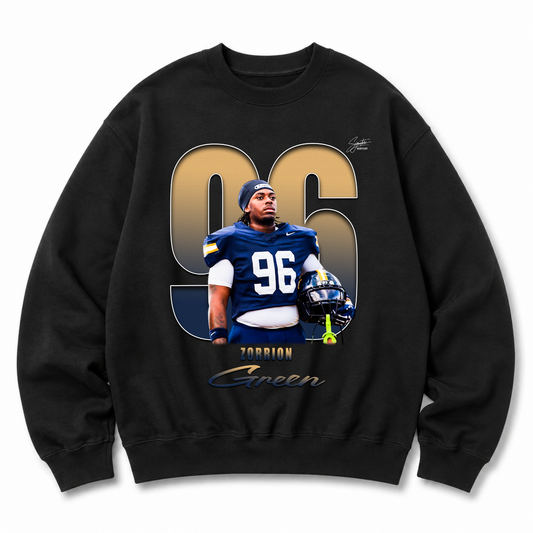Zorrion Green Heavyweight Crewneck Sweatshirt