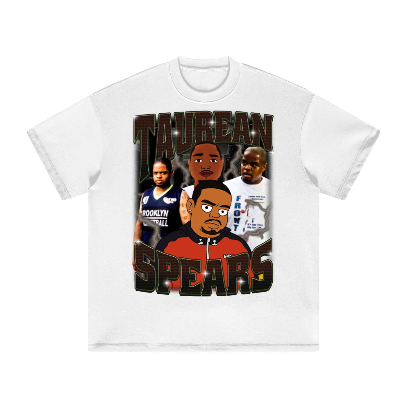 Taurean Spears Heavyweight Earth Tone T-Shirt