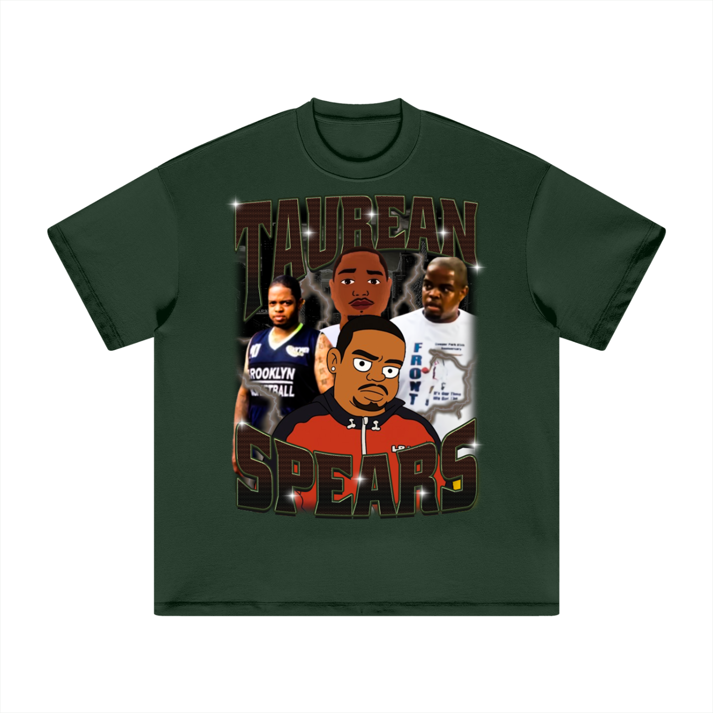Taurean Spears Heavyweight Earth Tone T-Shirt