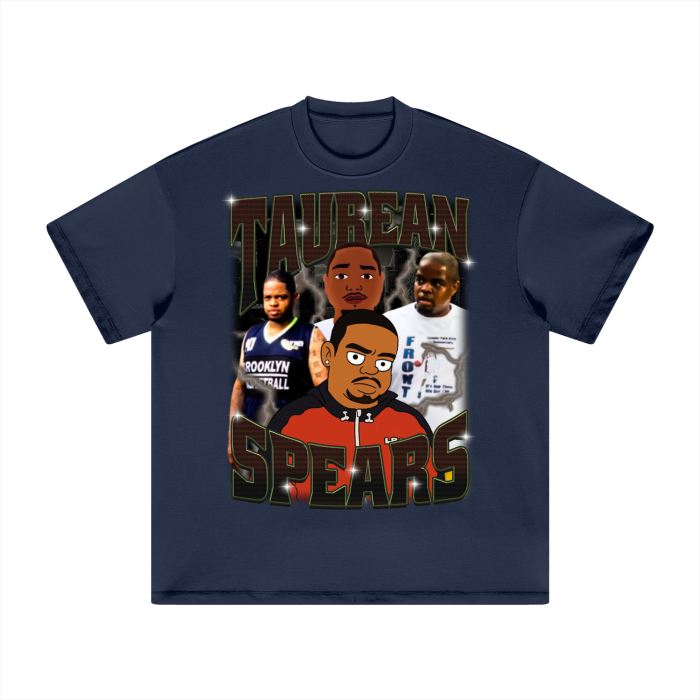 Taurean Spears Heavyweight Earth Tone T-Shirt