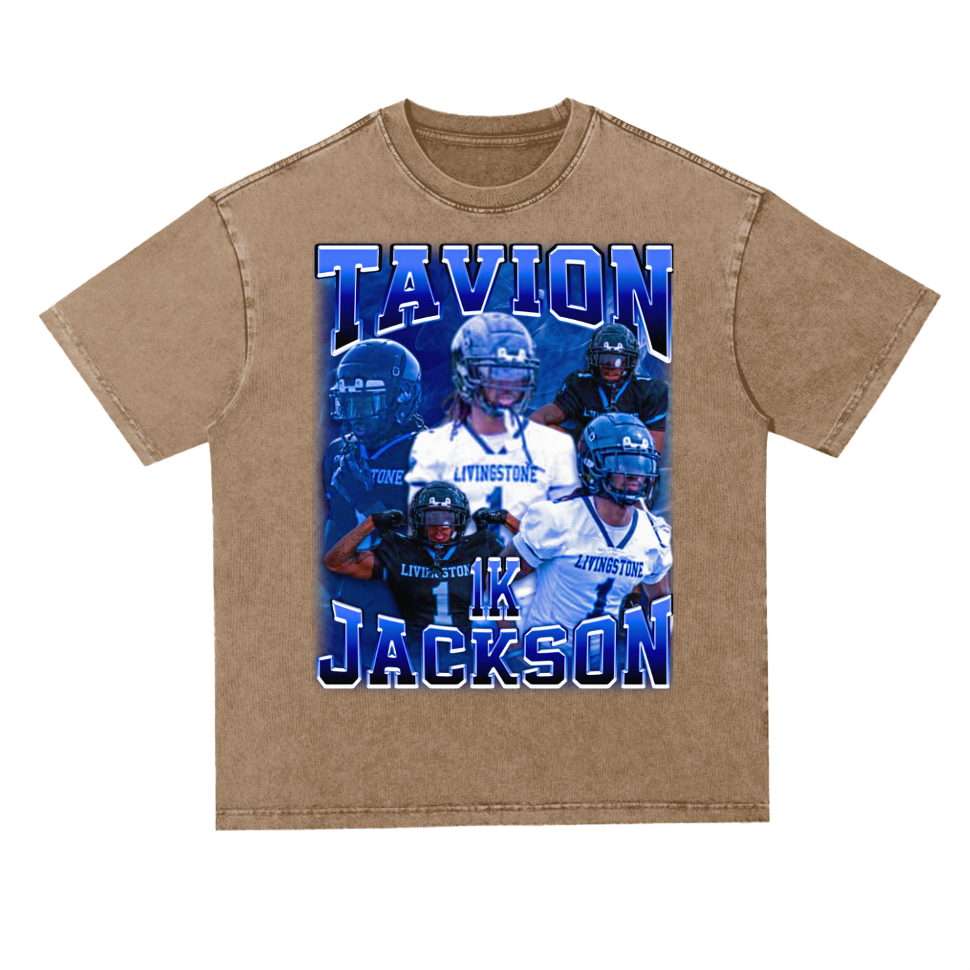 Tavion Jackson Oversized Acid wash T-shirt
