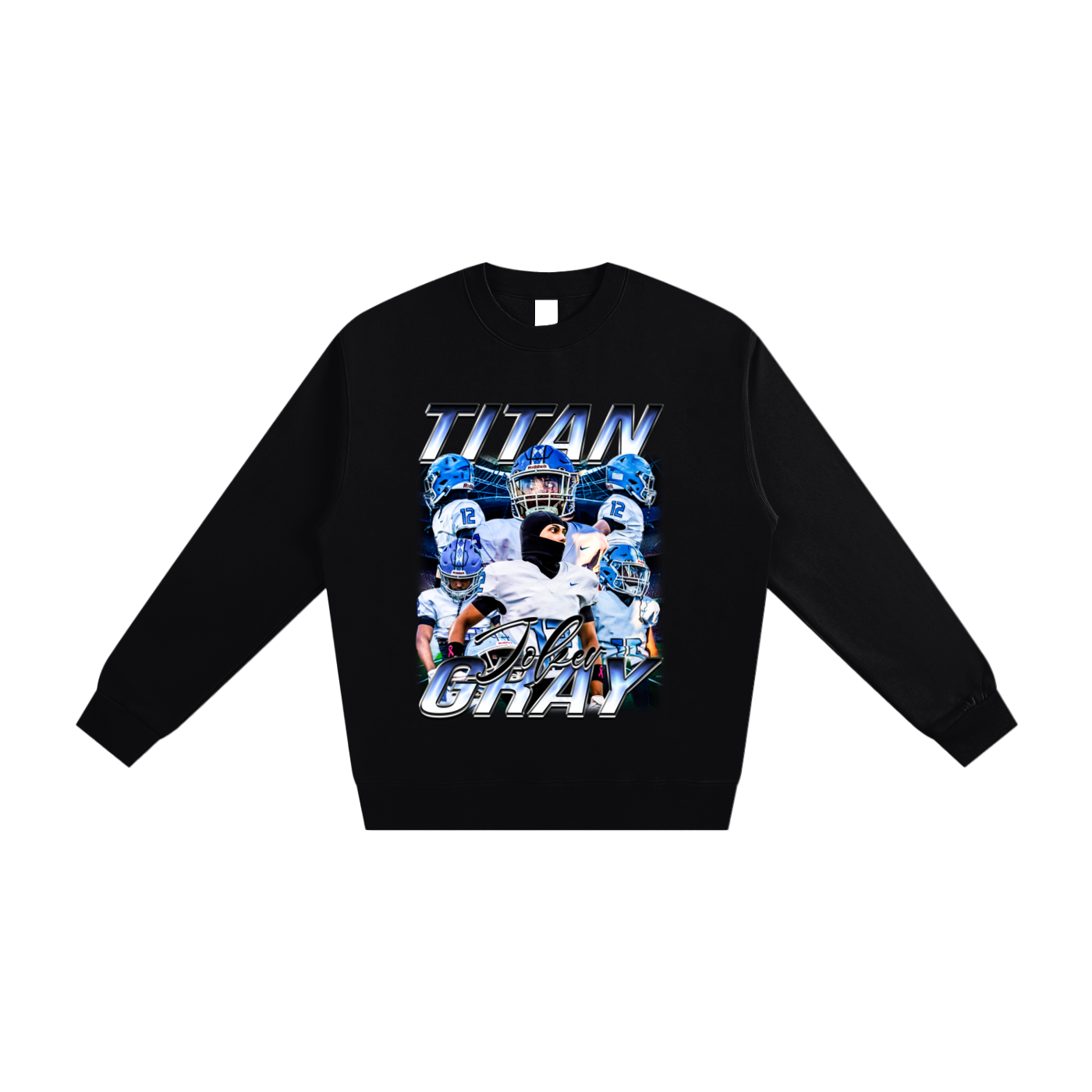 Titan Gray Premium Crewneck Sweatshirt