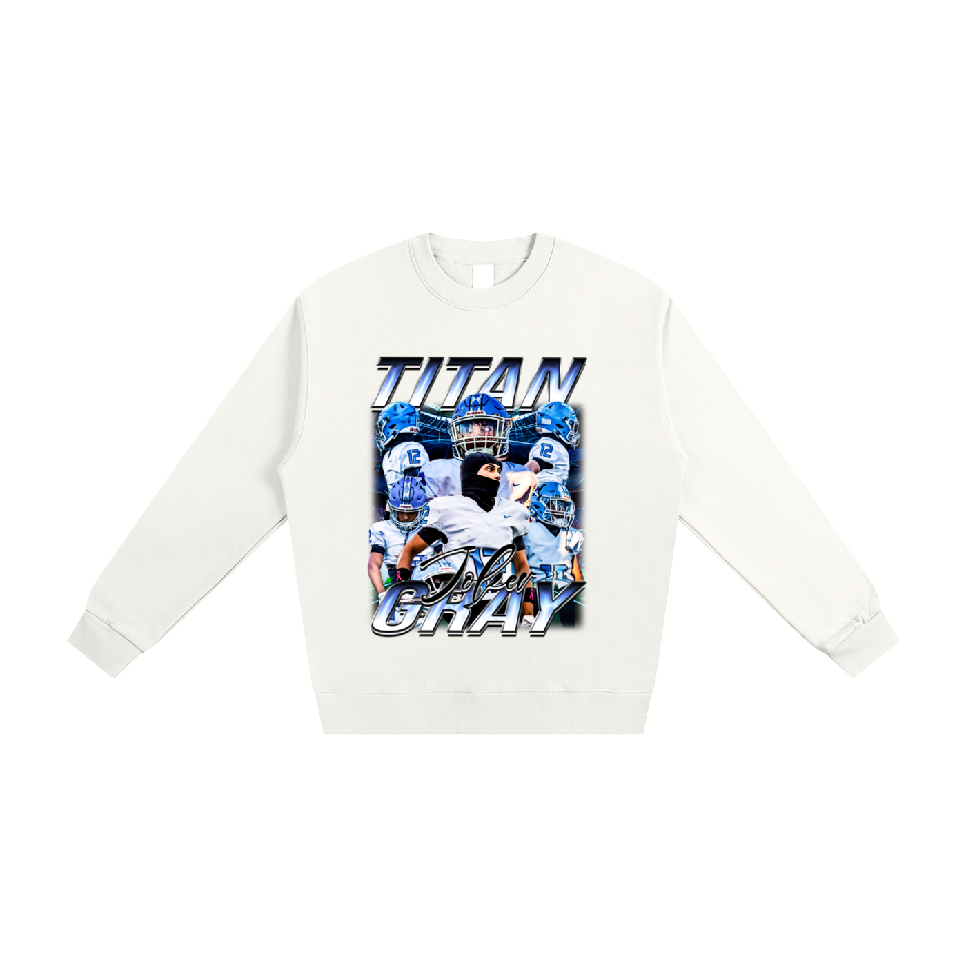 Titan Gray Premium Crewneck Sweatshirt