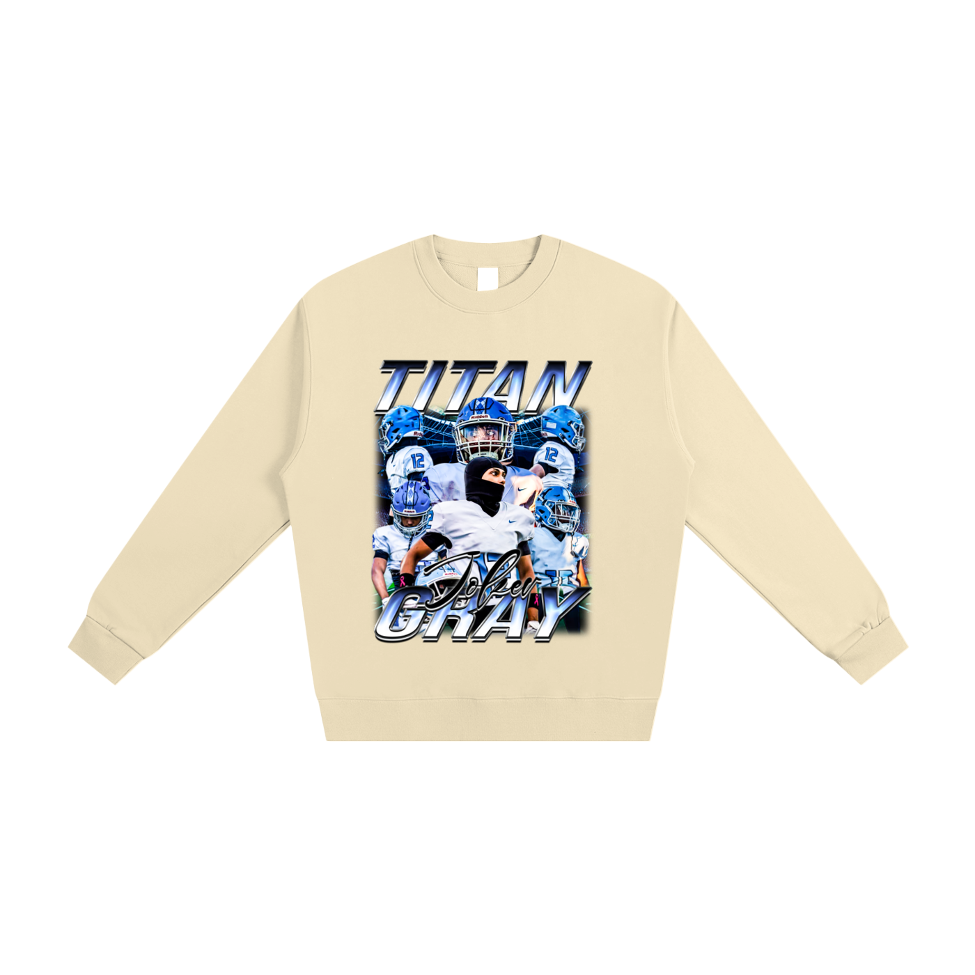 Titan Gray Premium Crewneck Sweatshirt