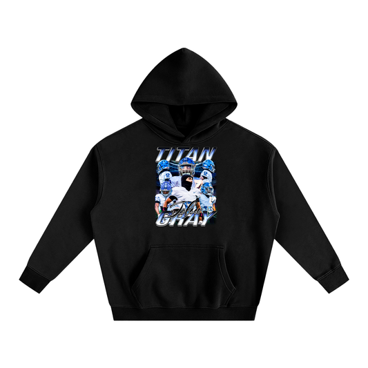 Titan Gray Oversize Fleeced Hoodie