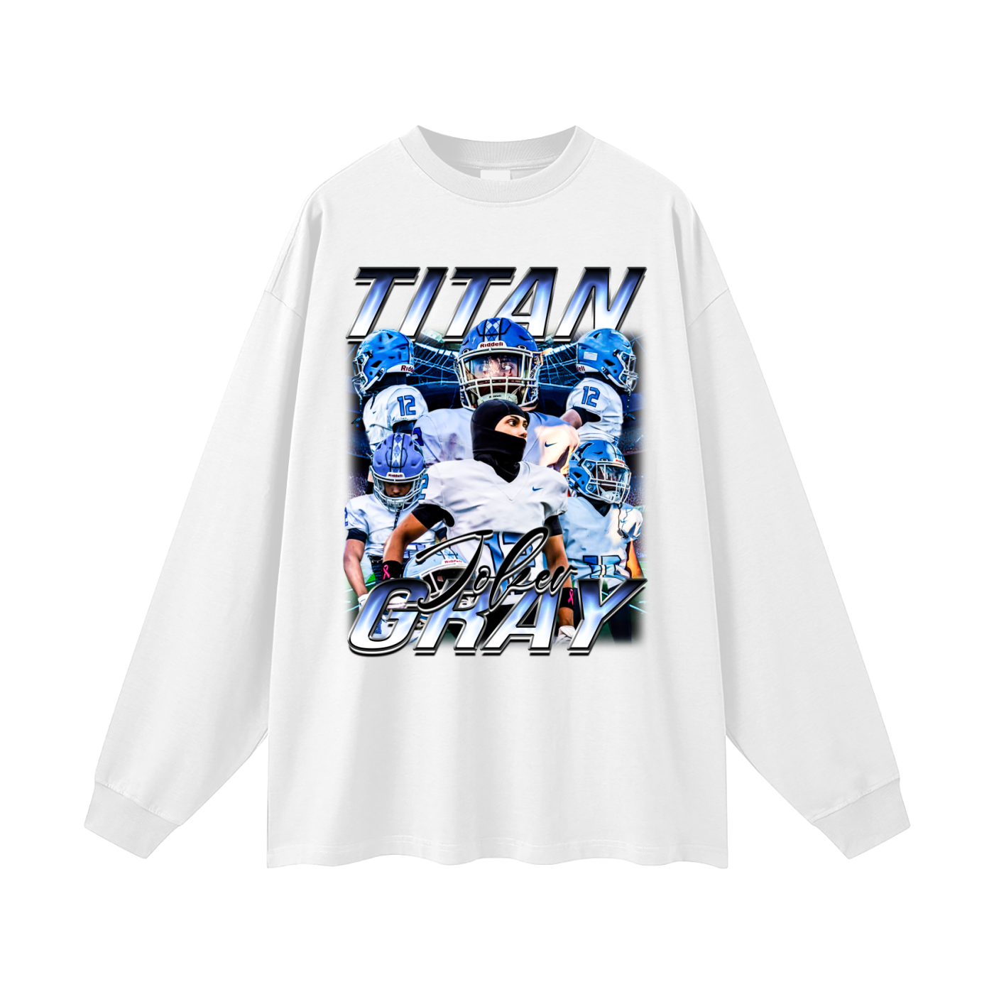 Titan Gray Premium Long Sleeve Tee