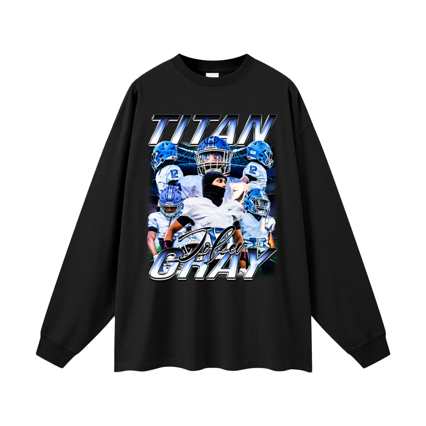 Titan Gray Premium Long Sleeve Tee