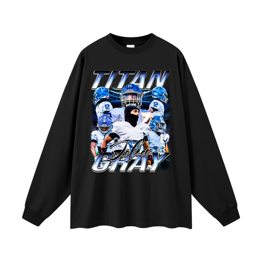 Titan Gray Premium Long Sleeve Tee