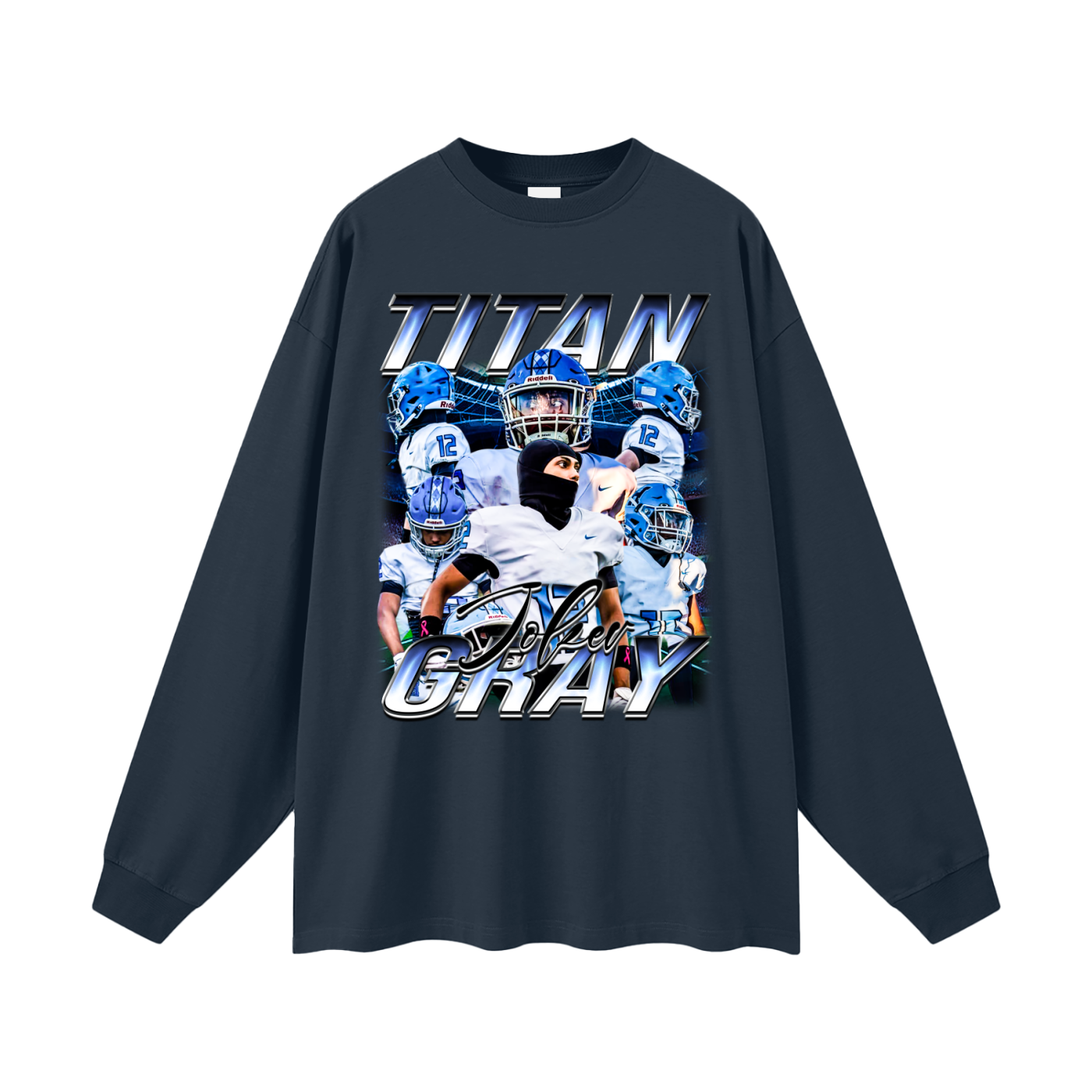 Titan Gray Premium Long Sleeve Tee