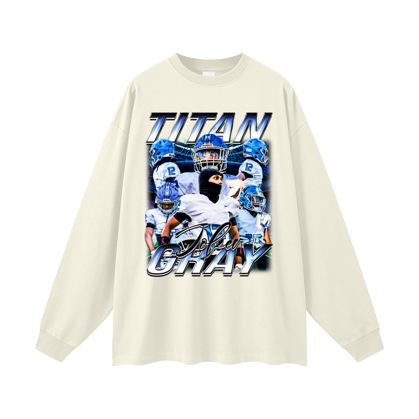 Titan Gray Premium Long Sleeve Tee