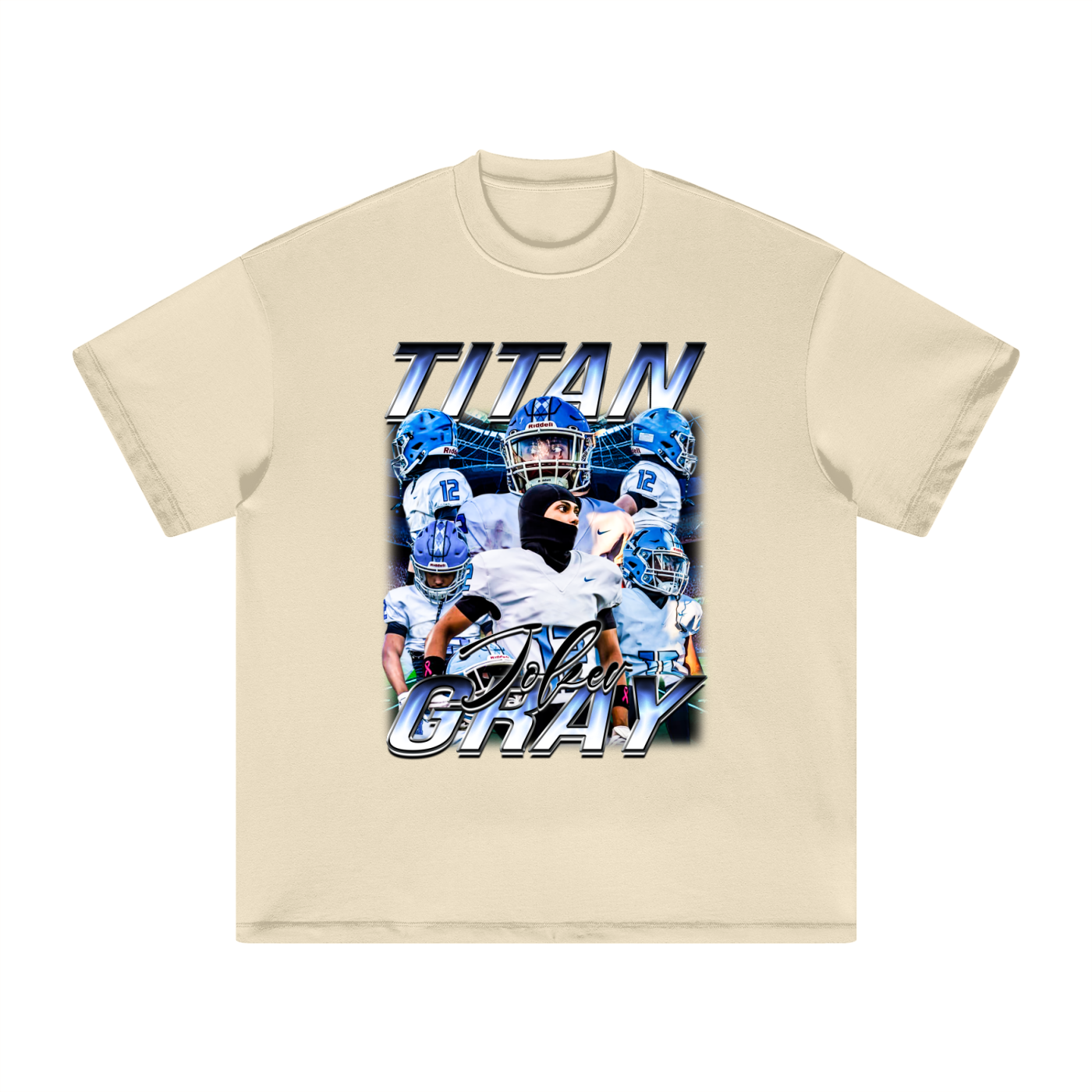 Titan Gray Heavyweight Oversized Tee