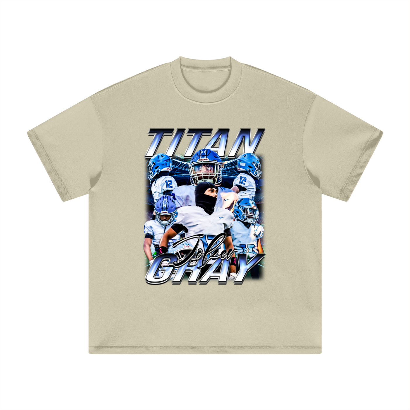 Titan Gray Heavyweight Oversized Tee