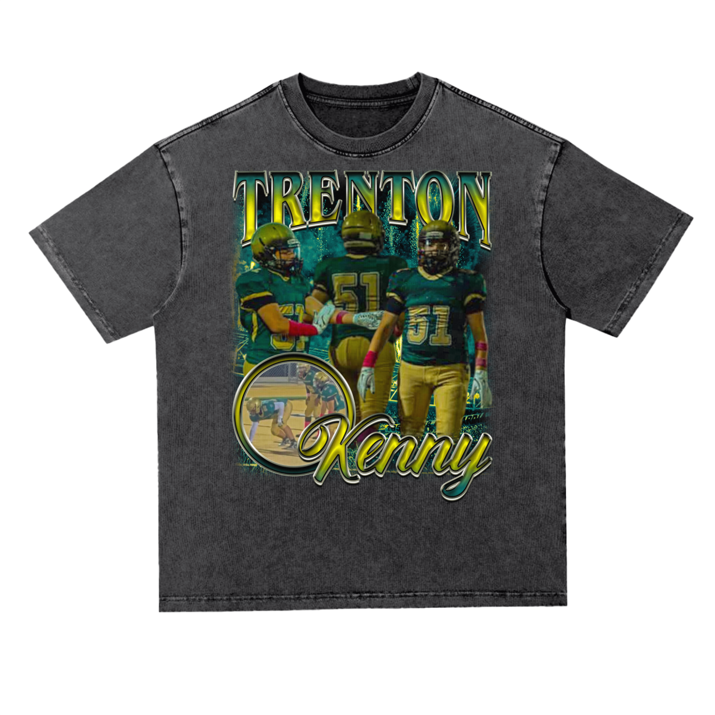 Trenton Kenny Oversized Acid wash T-shirt
