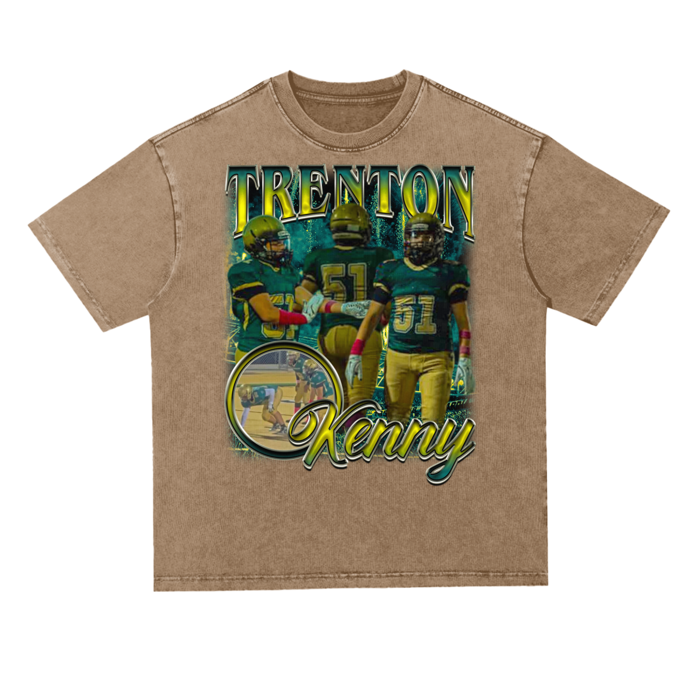 Trenton Kenny Oversized Acid wash T-shirt