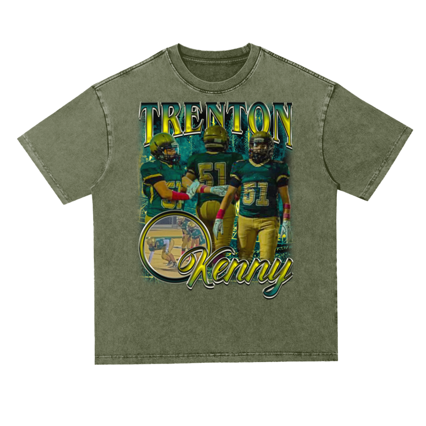 Trenton Kenny Oversized Acid wash T-shirt