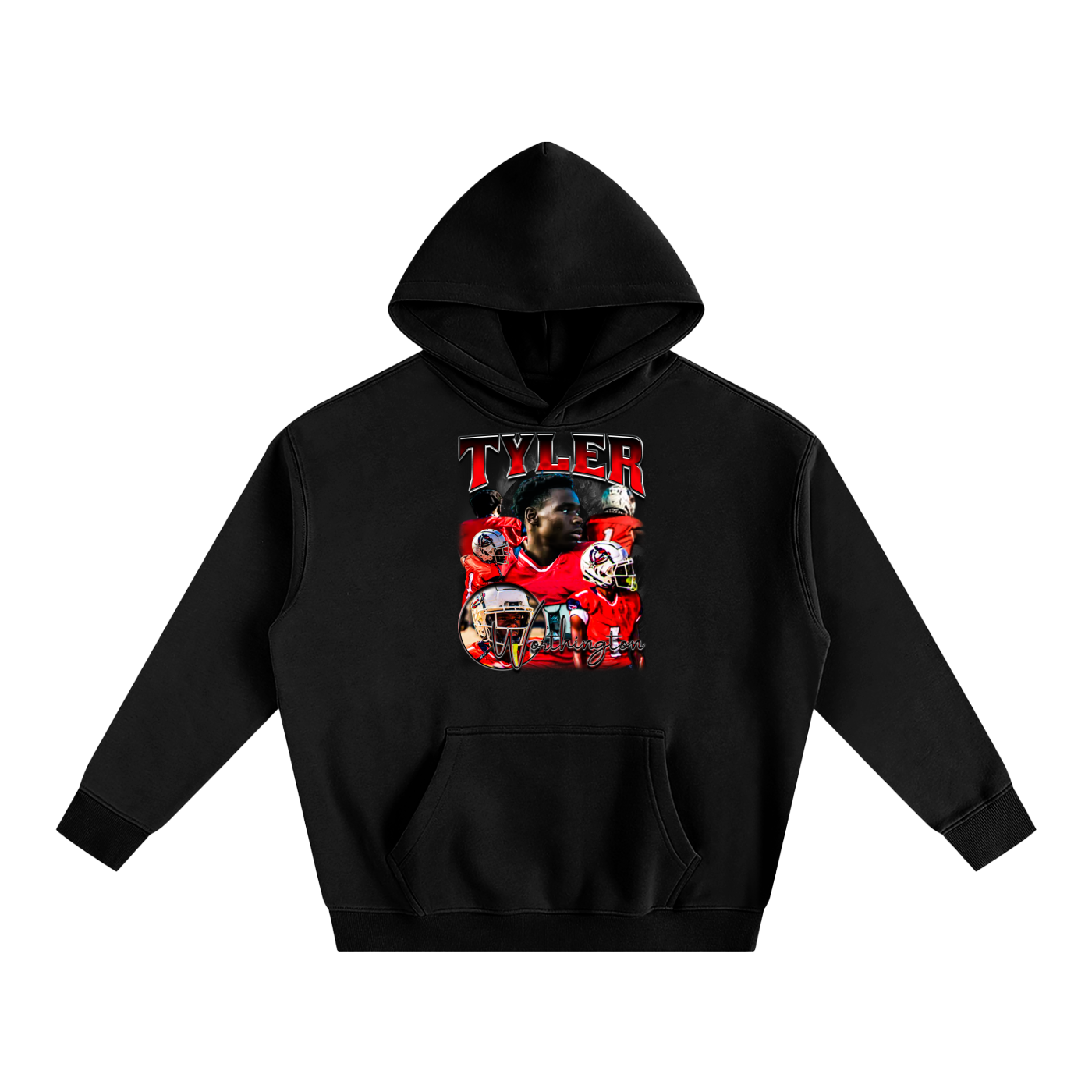 Tyler Worthington Oversize Fleeced Hoodie