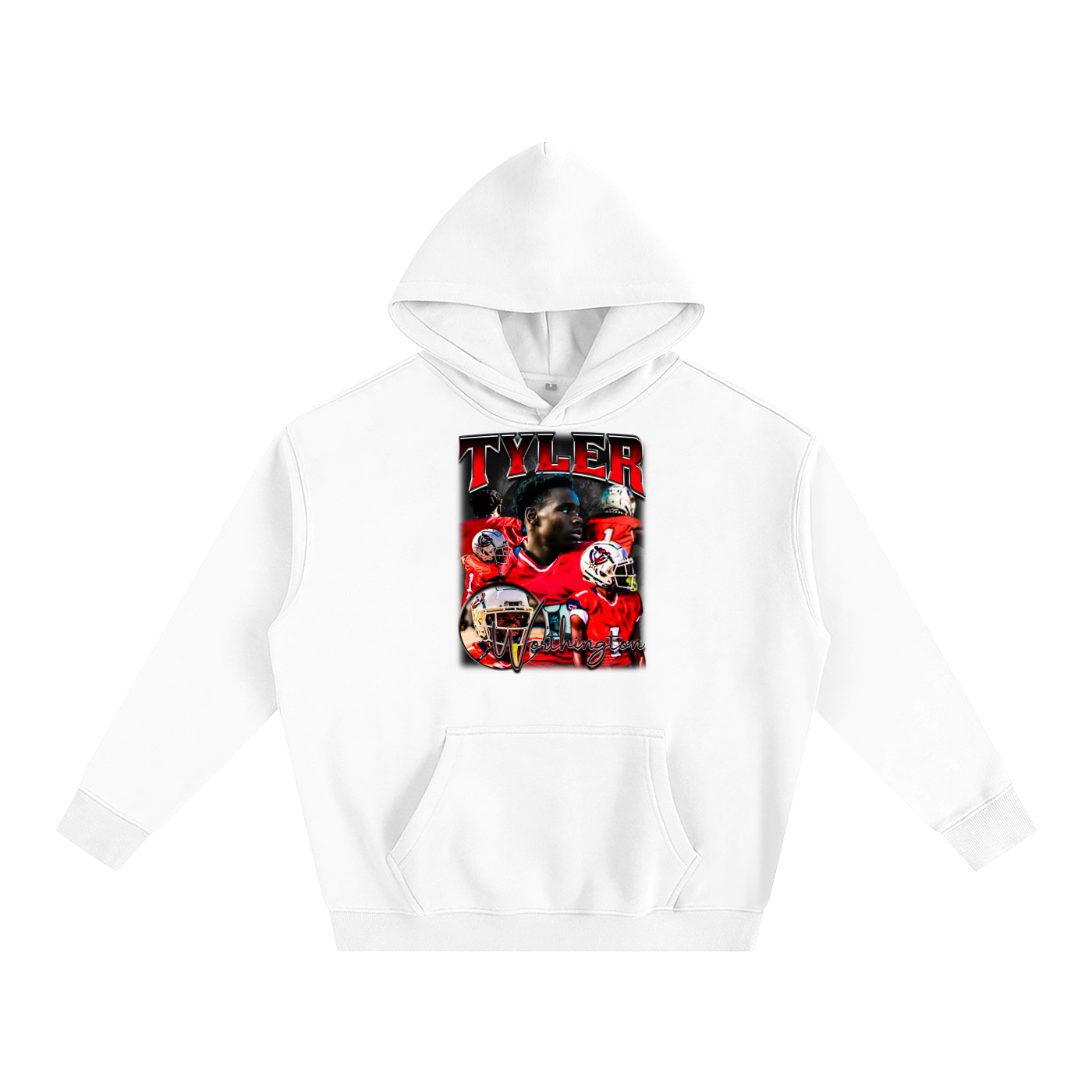 Tyler Worthington Oversize Fleeced Hoodie
