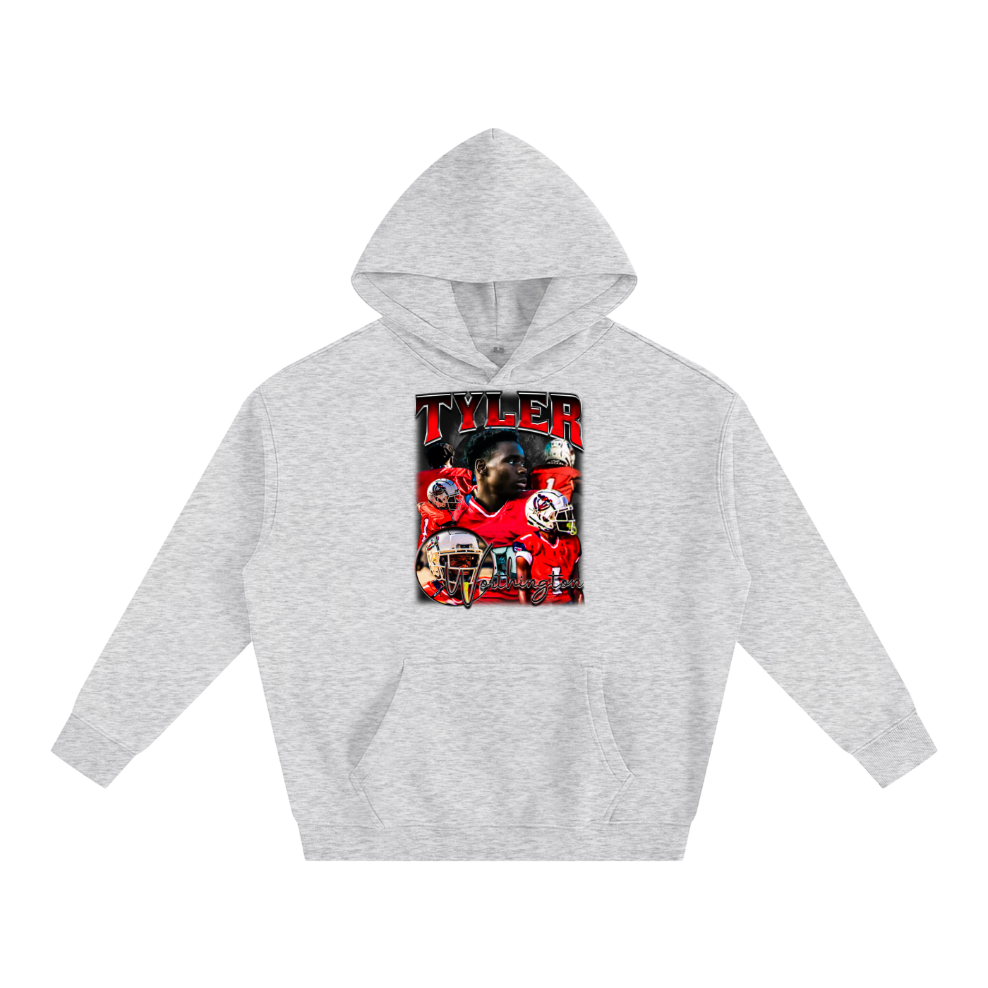 Tyler Worthington Oversize Fleeced Hoodie