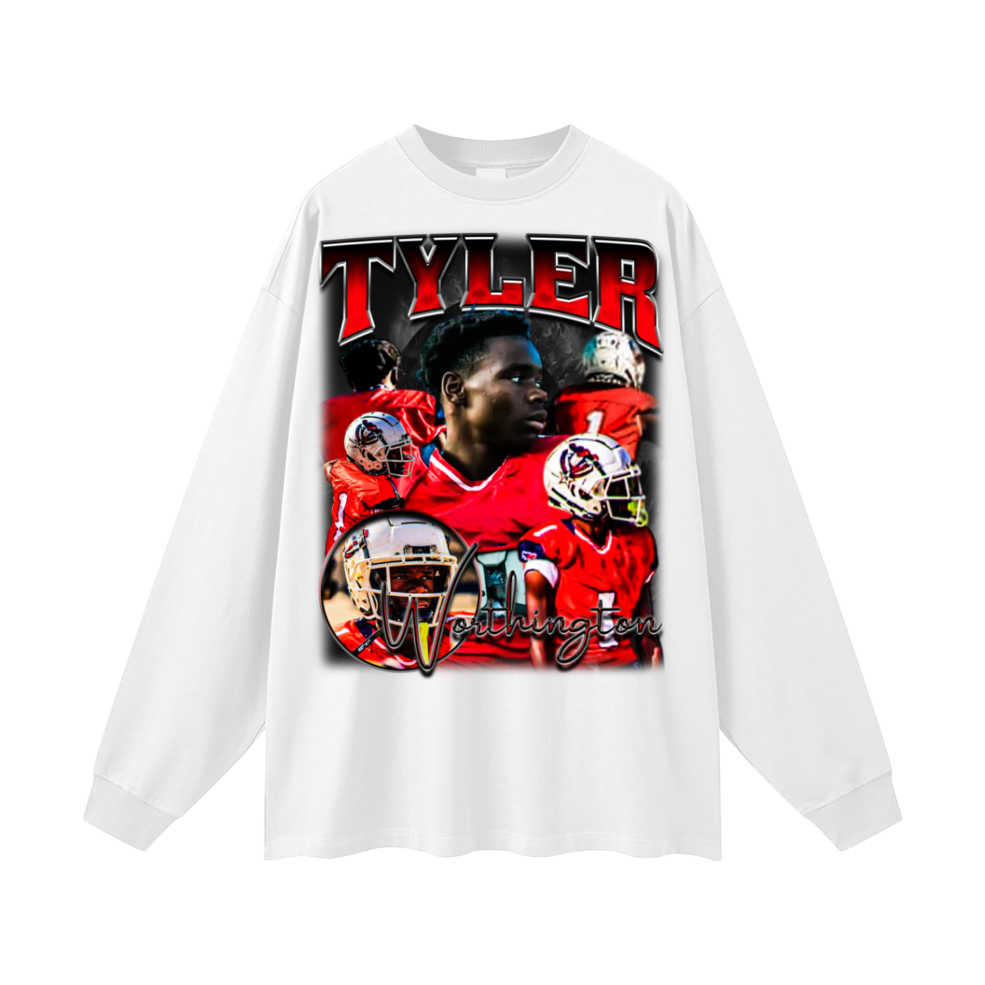 Tyler Worthington Oversized Long Sleeve Tee